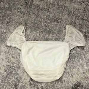 Princess Polly White Size 8 crop top